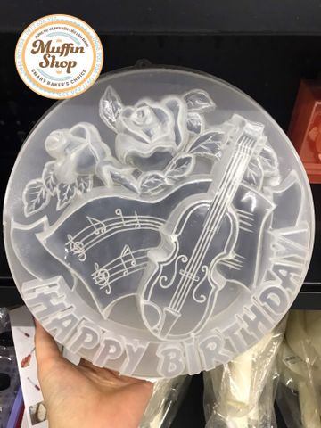 Khuôn rau câu Happy Birthday 30cm