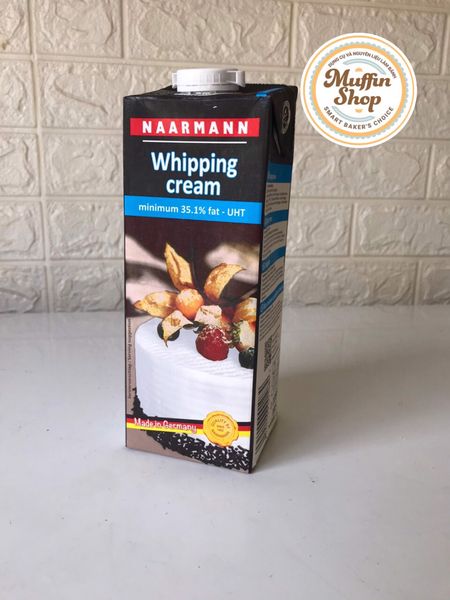 Whipping Cream Naarmann 1L - 12 hộp/T