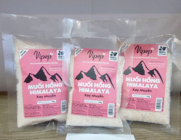 Muối Hồng Himalaya dạng mịn - gói 500gr (10g/T)