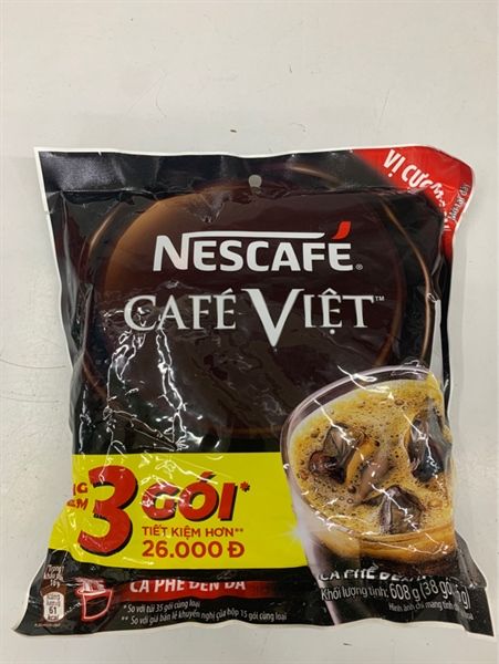 Cafe đen hoà tan Cafe Việt 35 gói x 16gr