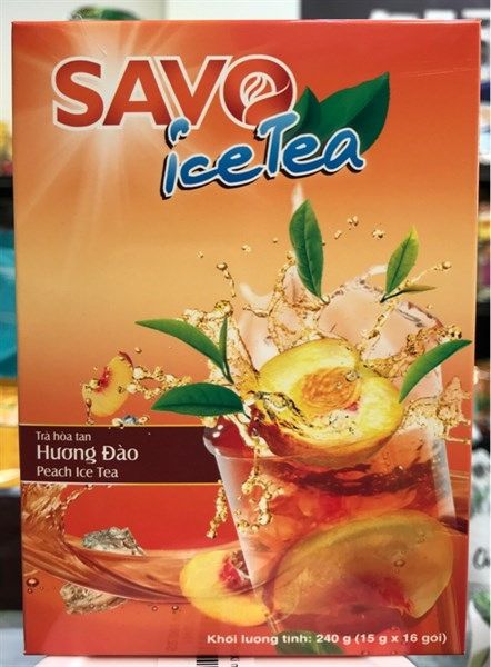Trà hòa tan hương đào SAVO