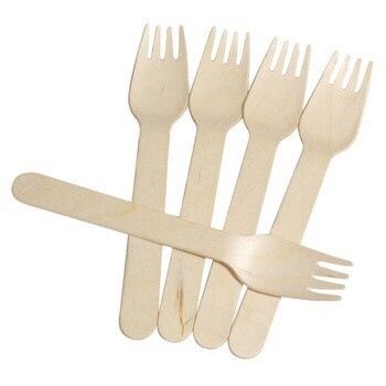 Nĩa gỗ 16cm (10-50-100-500-1000c/T) - túi 100c