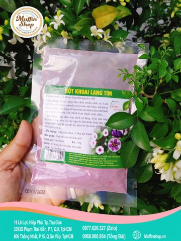 Bột màu khoai lang tím