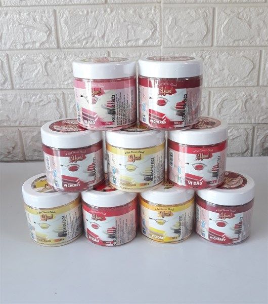 Bột rắc bánh nhiều màu - hũ 100gr