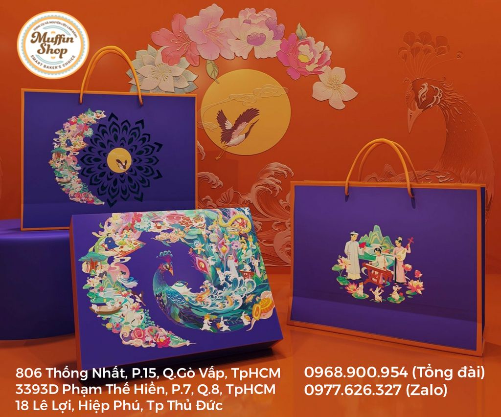 Hộp bánh TT KHỔNG TƯỚC 4B