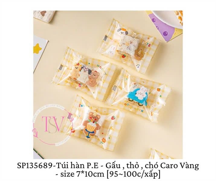 Túi HÀN bánh kẹo 7x10