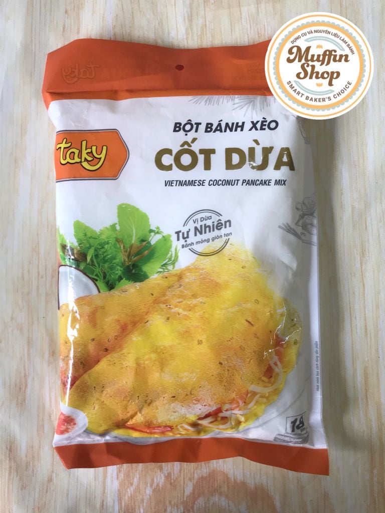 Bột bánh xèo cốt dừa TÀI KÝ - gói 500gr (24g/T)