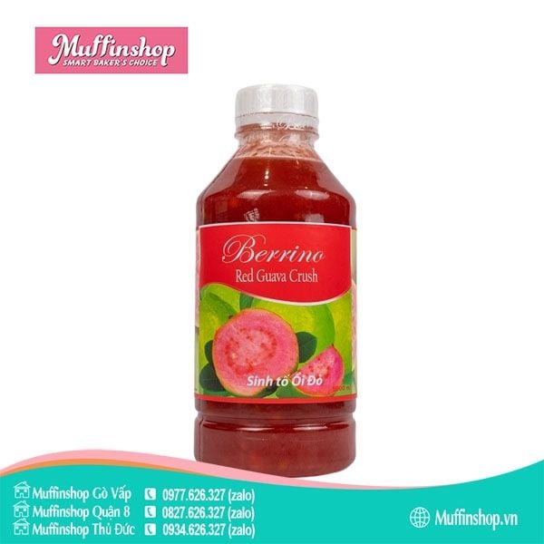 Sinh tố Berrino 1L ỔI HỒNG - 12c/T