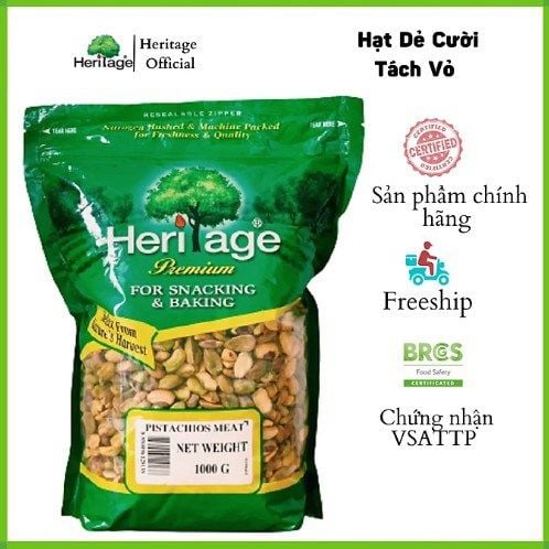 Hạt dẻ cười tách vỏ Heritage - 1kg