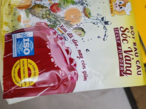 Rau câu Sóc Vàng 12gr*10gói - 10h/T