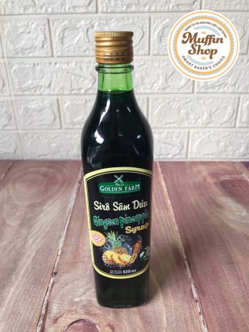Siro Golden Farm SÂM DỨA 520ml - 12c/T