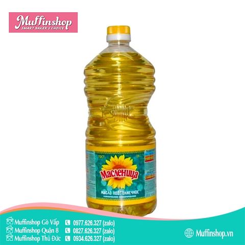 Dầu ăn Hướng Dương MASLENITSA - 2 Lít
