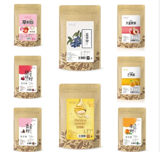 Bột trái cây YPEEN các vị - 100gr/ gói