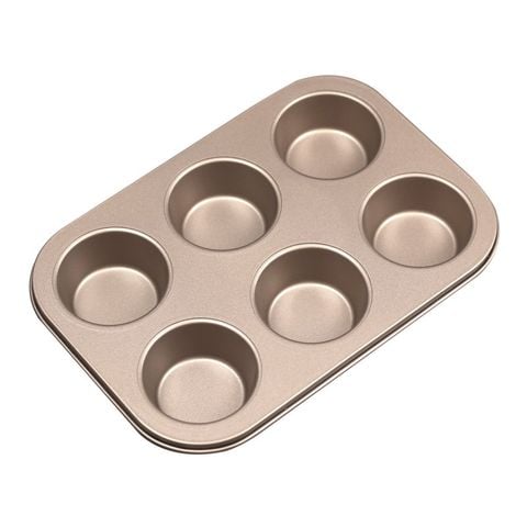 Khuôn chống dính cupcake 6B vàng