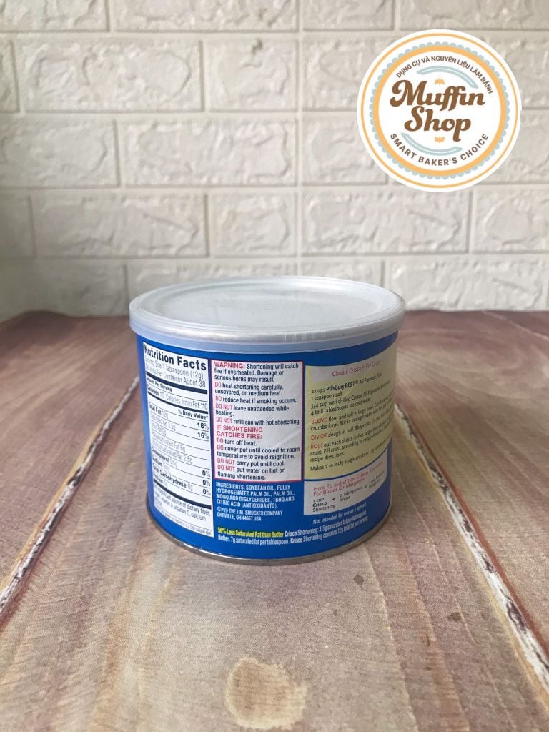 Shortening Mỹ Crisco - hộp 250gr