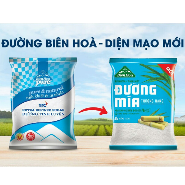 Đường tinh luyện Biên Hòa Pure gói 1kg