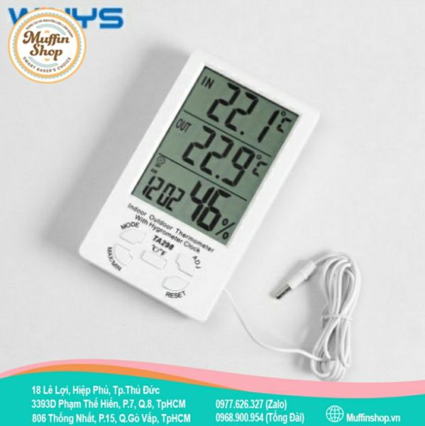 Nhiệt kế đo bên trong & bên ngoài - TA298
