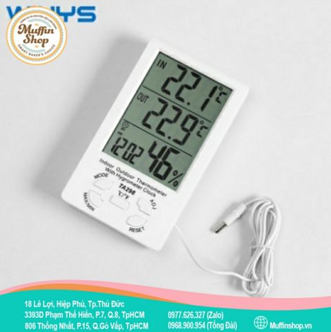 Nhiệt kế đo bên trong & bên ngoài - TA298