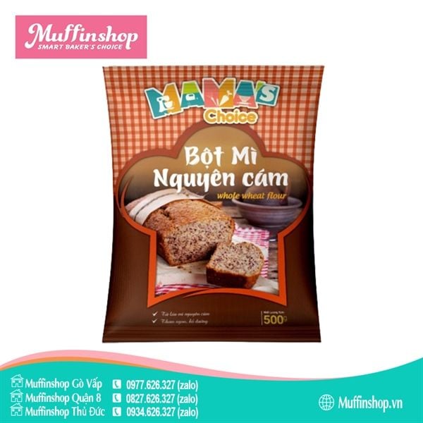 Bột mì Nguyên Cám Mama Choice 500gr