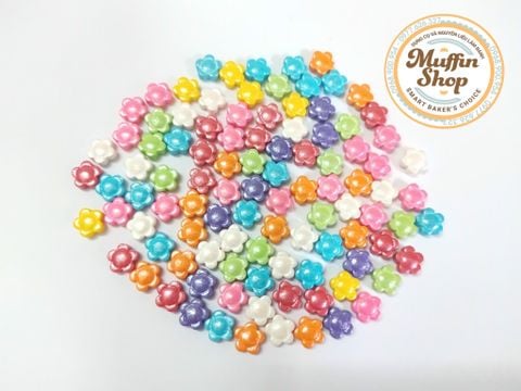 Kẹo đường hoa nhiều màu 50g