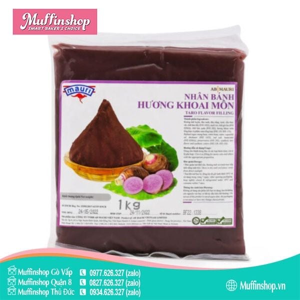 Nhân Mauri KHOAI MÔN 1kg - 10g/T