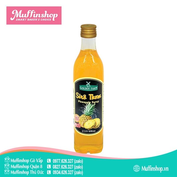 Siro Golden Farm THƠM 520ml - 12c/T