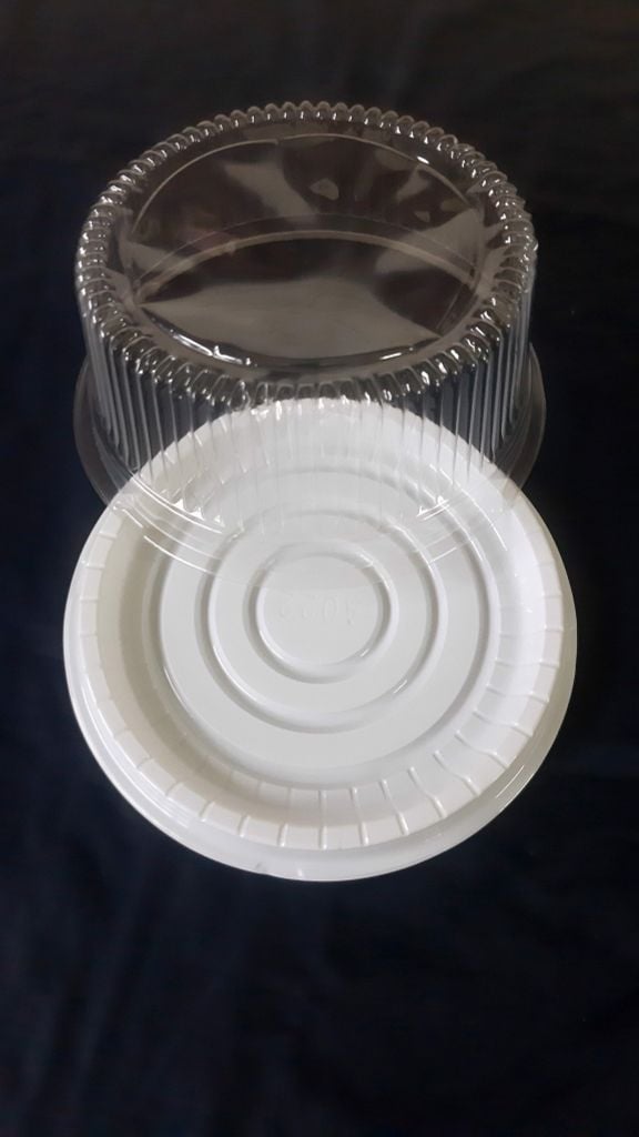 HA022 Hộp tròn đế trắng đáy 18cm - 600c/T