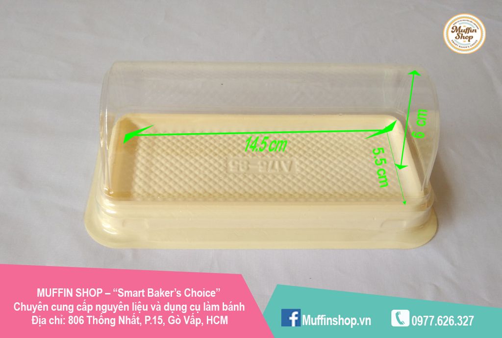 A175-85 Hộp dài đế cam