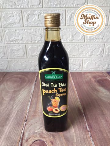 Siro Golden Farm ĐÀO 520ml - 12c/T
