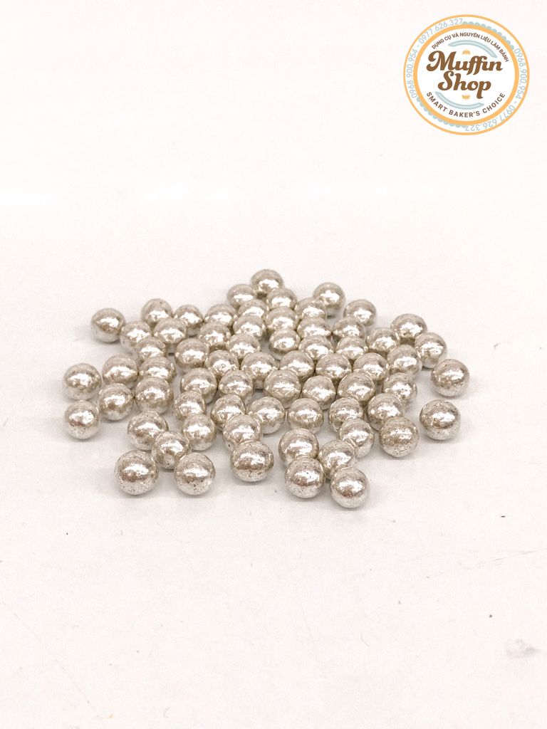 Kẹo đường bi bạc lớn 50g