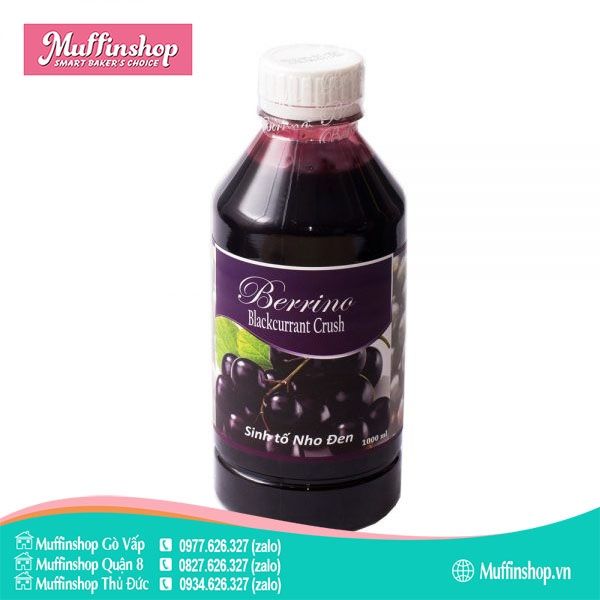 Sinh tố Berrino NHO ĐEN 1L - 12c/T