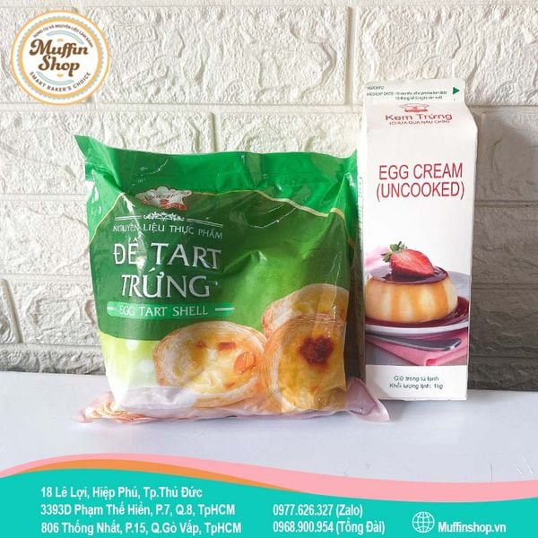 Combo đế tart kem trứng