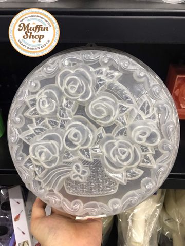 Khuôn rau câu Hoa Hồng 25cm