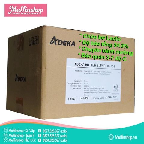 Bơ Adeka Ck3 khối - 15kg/T