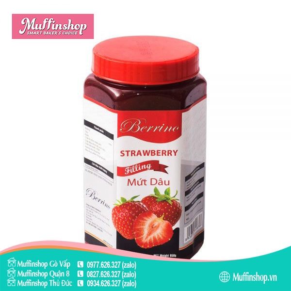 Mứt Berrino 950gr DÂU TÂY - 15h/T