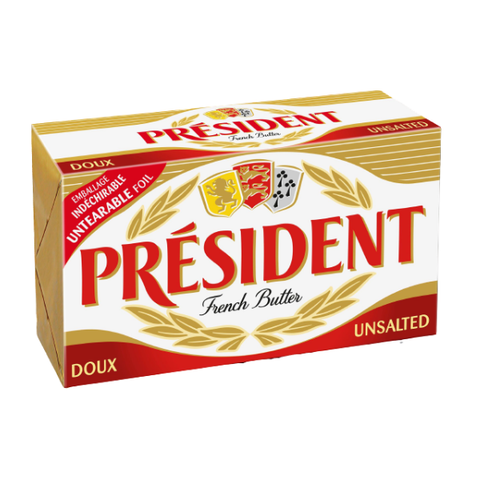 Bơ Lạt President 200gr - 40 thỏi/T