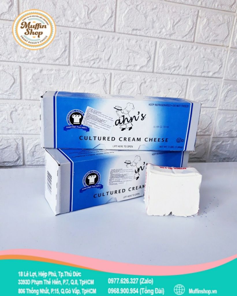 Cream cheese Hahn's của Mỹ Smart Baker's Choice