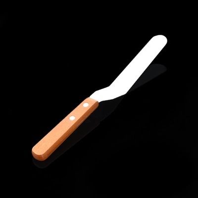 Dao chà láng cong cán gỗ 10i