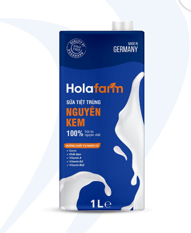 Sữa tươi Hola Farm 1L - 12h/T
