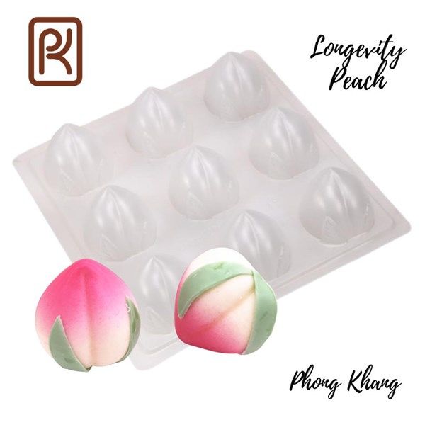 Khuôn vỉ nhựa trái đào lớn/nhỏ - VN89