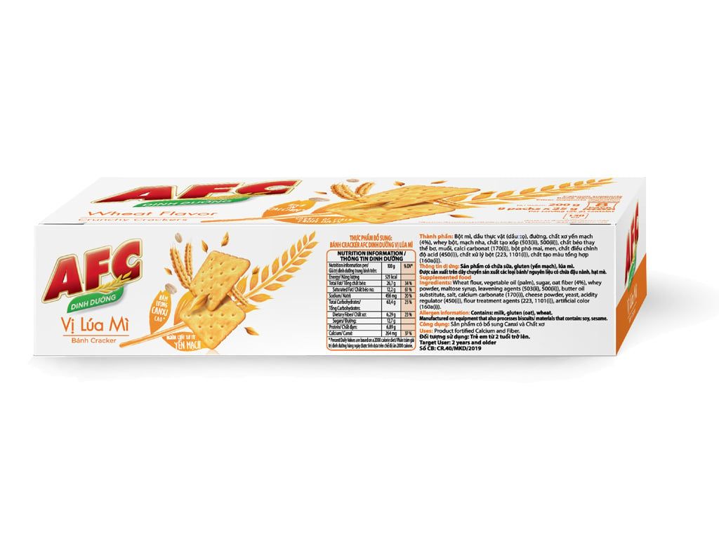 Bánh AFC vị Rau 200gr - 16h/T