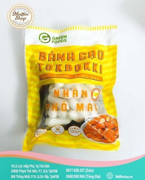 Combo bánh gạo phô mai kèm xốt Greenfoods