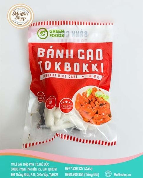 Combo bánh gạo thỏi kèm xốt Greenfoods