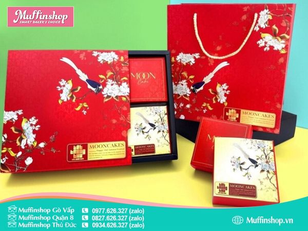 Hộp trung thu 4B Gấm Hoa 150-250g