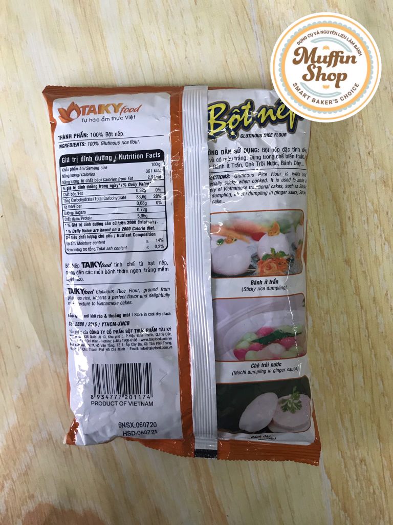 Bột nếp Tài Ký 400gr*24 gói