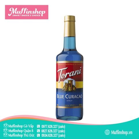 Siro Torani BLUE CURACAO 750ml - 12c/T