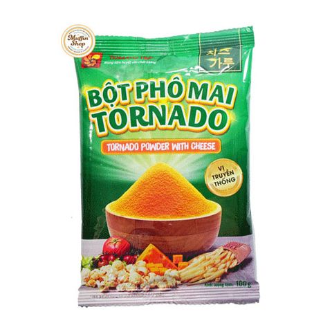 Bột phomai vị truyền thống Tornado gói 100gr - 72g/T