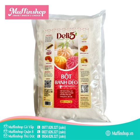 Bột bánh dẻo Deli 1kg - 15g/T