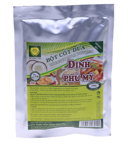 Bột cốt dừa Định Phú Mỹ 100gr - 70g/T