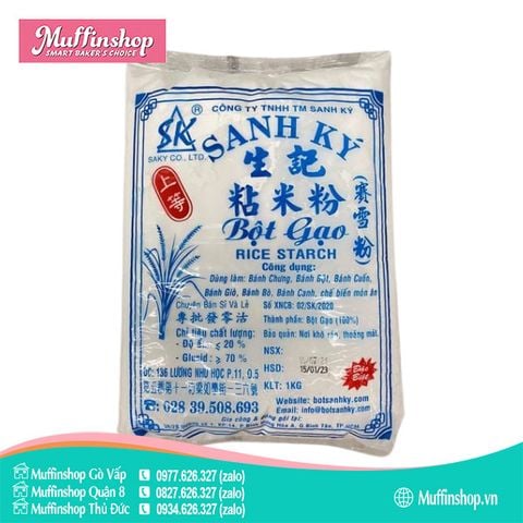 Bột gạo đặc biệt Sanh ký 1kg - 25g/bao
